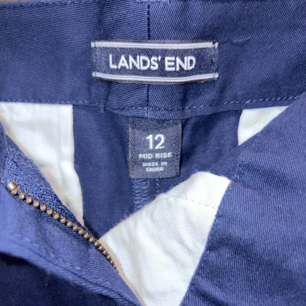 Land’s End 5” Chino Shorts size 12